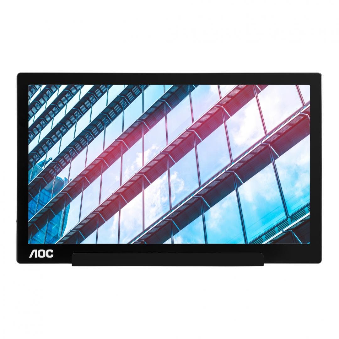 Monitor Consumer AOC I1601P, 15.6", 1920 x 1080 pixeli, Black, Silver — miniatură