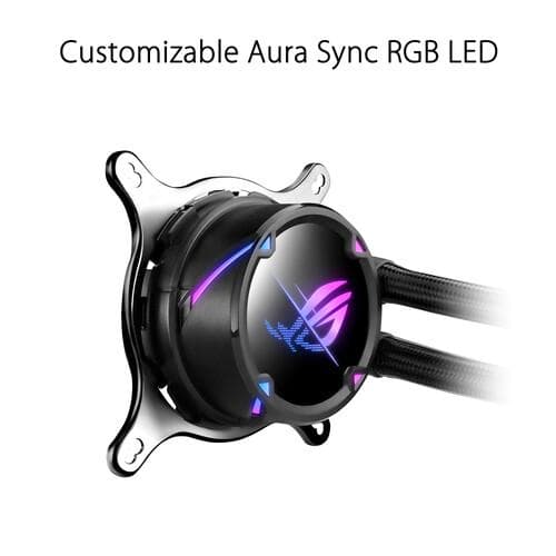Cooler Procesor ASUS ROG STRIX LC II 360 ARGB, Lichid, 12 cm, 3 ventilatoare, aRGB — miniatură