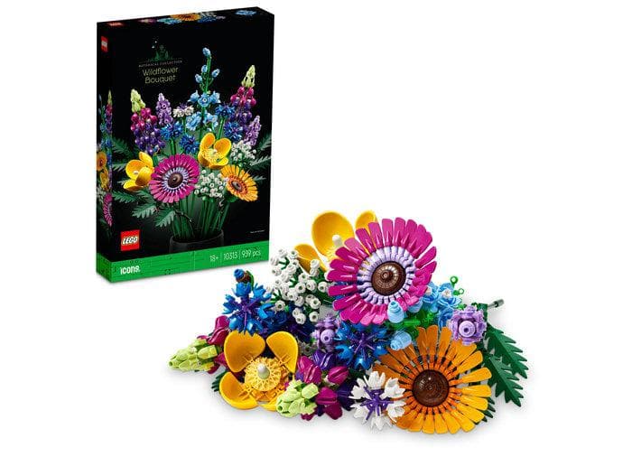 BUCHET FLORI DE CAMP, LEGO 10313 — miniatură