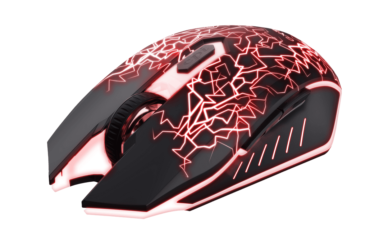 Mouse Gaming Wireless TRUST 24750, 2000 dpi, Negru