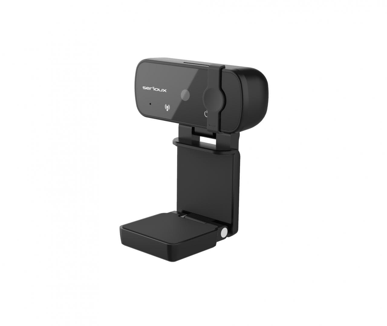Camera web Serioux Full HD 1080p, chipset Sunplus2381+F23, microfon incorporat, rata cadre 30fps, rezoluție maximă video 1920*1080, format video MJPG / YUY2, senzor CMOS HD 2.0 Mega pixeli pentru imagine, tipul focalizării autofocus, control automat saturație, contrast, acutanță, echilibru de alb