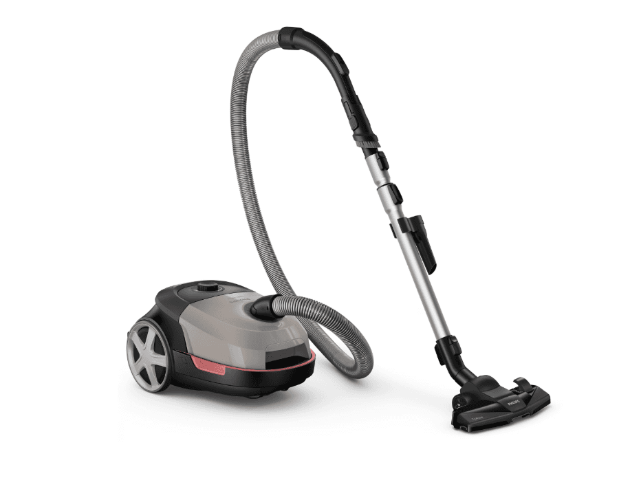 Aspirator cu sac Philips seria 5000 XD5122/10, 900W, Filtru HEPA, 77 db, cap de aspirare TriActive, cap nou de aspirare pentru tapiterie, accesoriu spatii inguste, perie integrata in maner, sac Sbag 4L, bej — miniatură