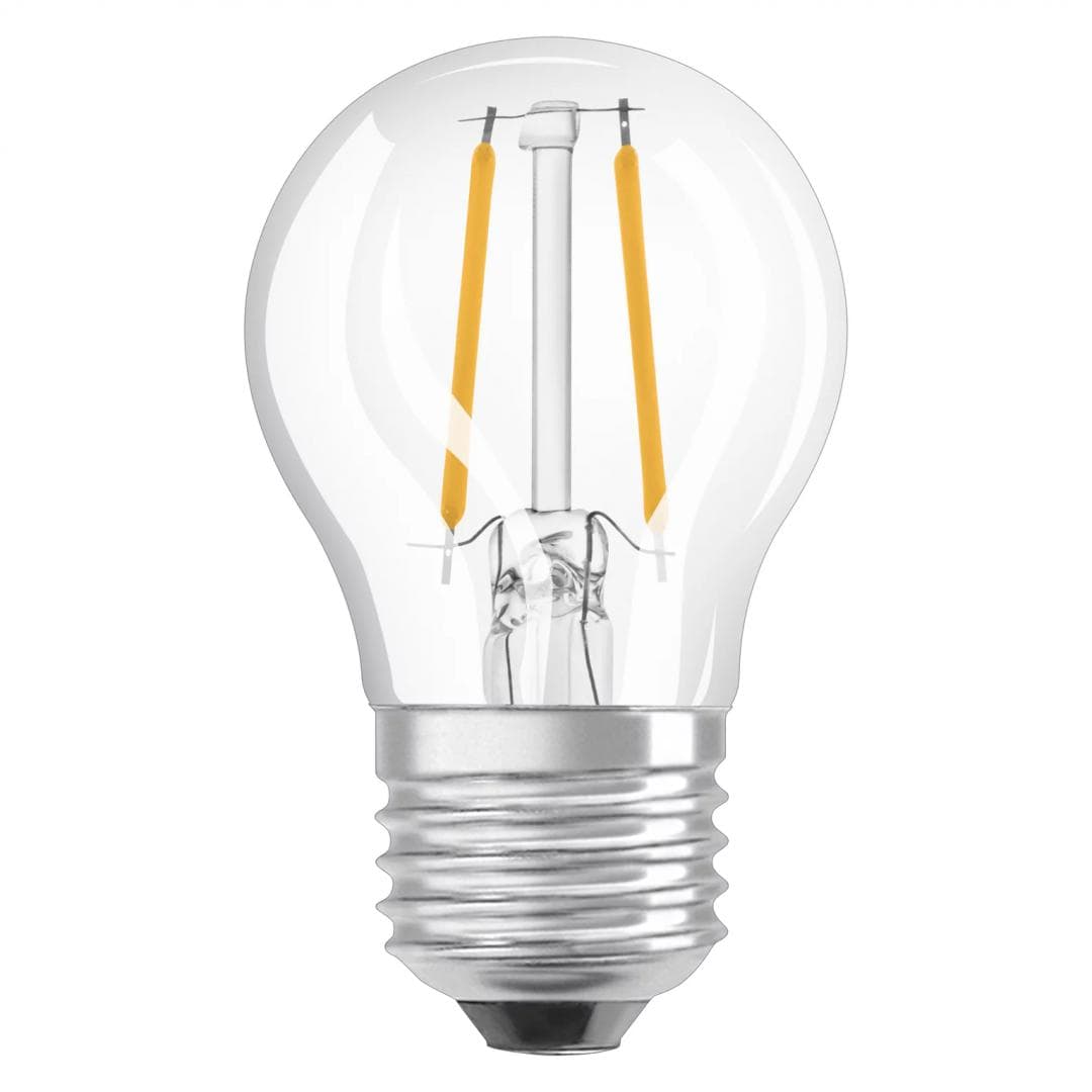 Bec LED Osram Star Classic DIM P, E27, 4.8W (40W), 470 lm, luminacalda(2700K), dimabil, cu filament — miniatură