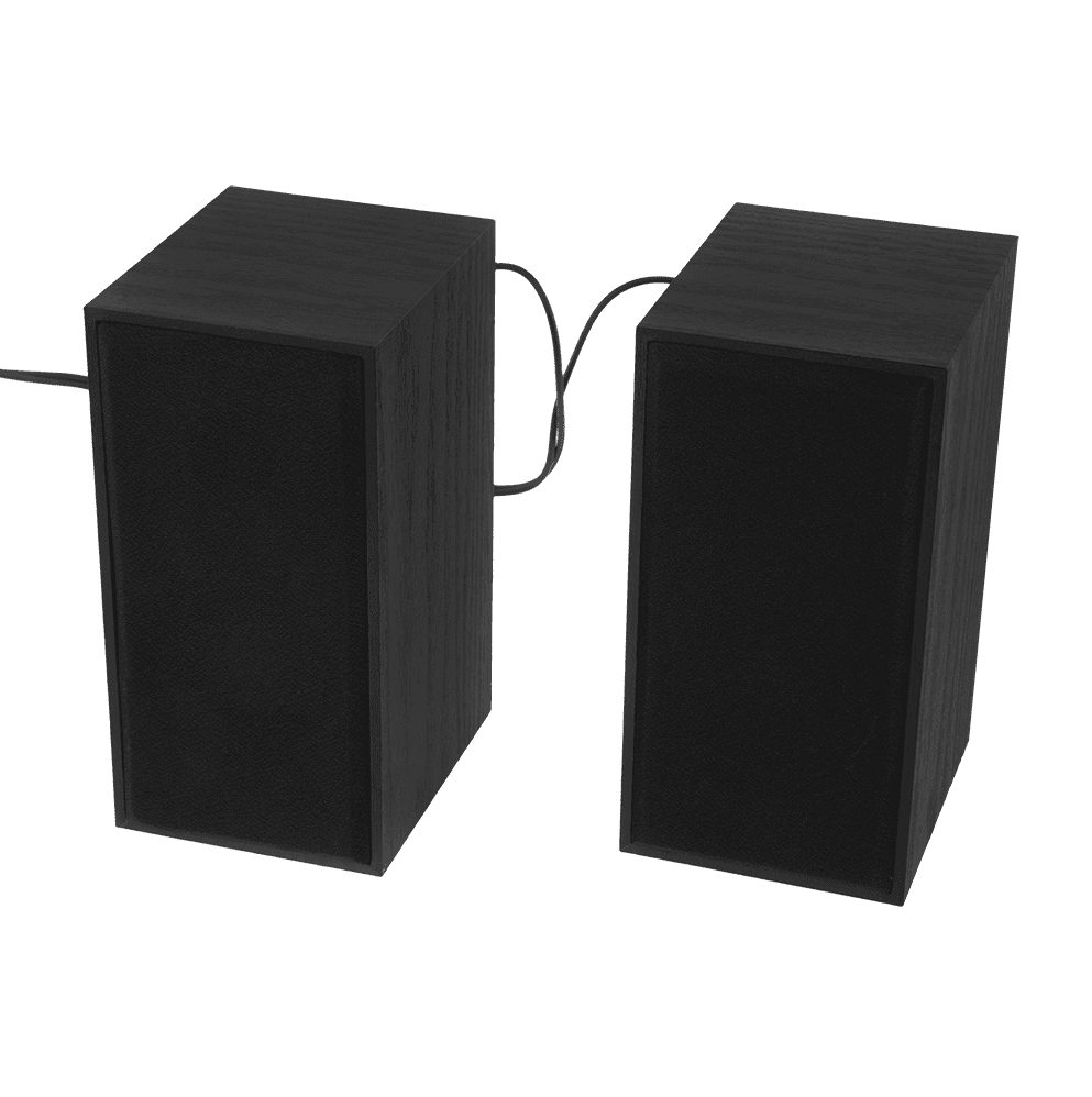 Boxe 2.0 Tellur Basic, 6W, Lemn, negru — miniatură