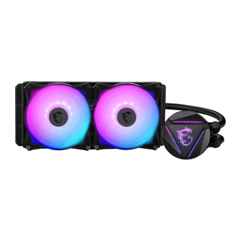 Cooler Procesor MSI CORELIQUID 240R V2, Lichid, 12 cm, 2 ventilatoare, aRGB — miniatură