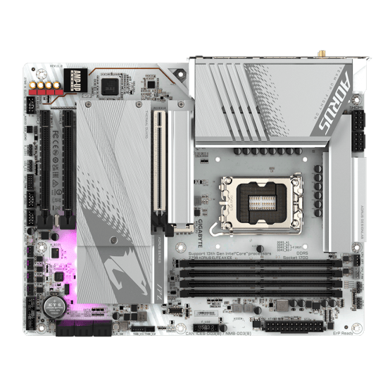 Placa de baza Gigabyte Z790 AORUS ELITE AX ICE, Socket 1700, DDR5, ATX — miniatură