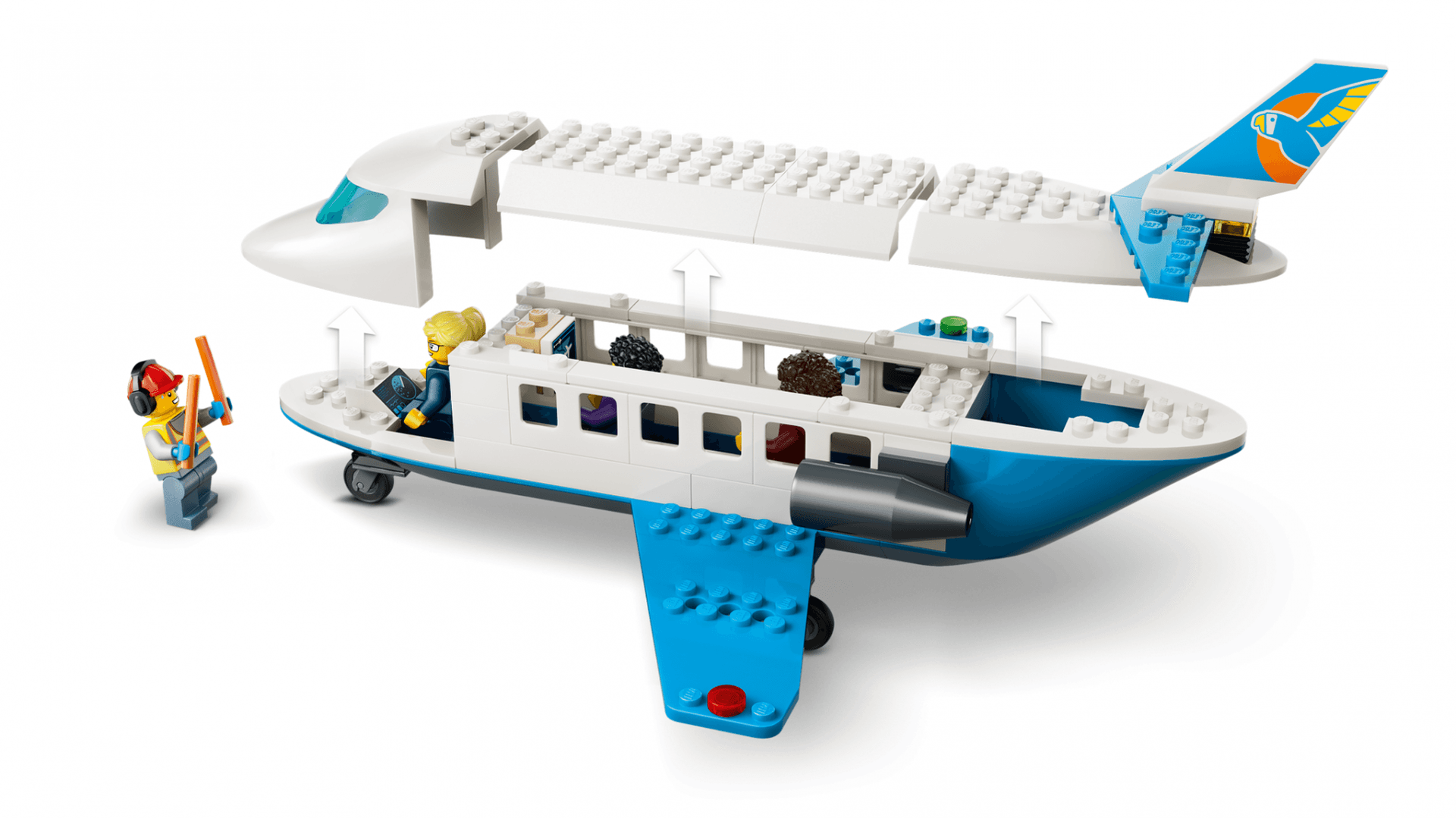 AVION CU REACȚIE PENTRU PASAGERI LEGO60492 — miniatură