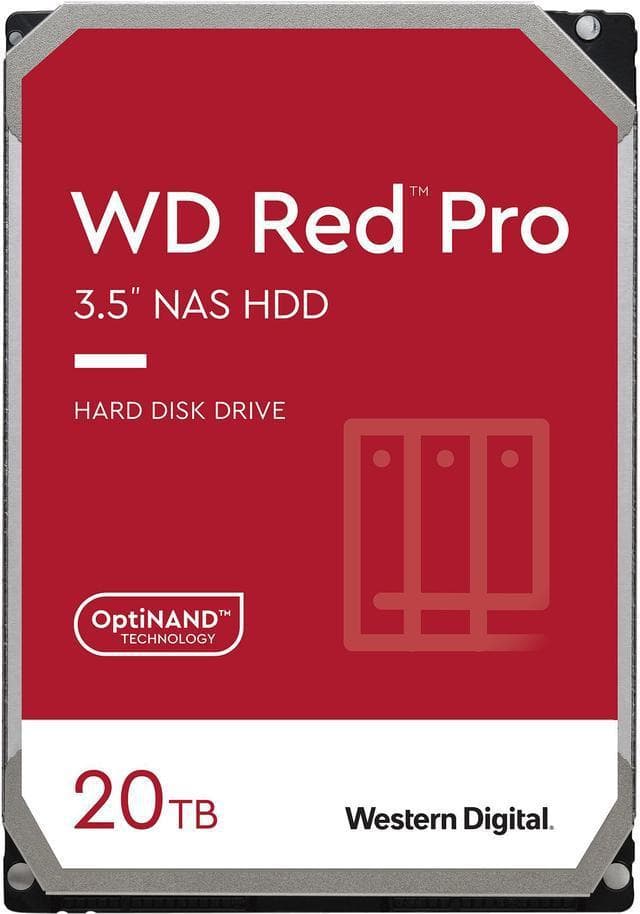 HDD NAS WD Red Plus, 20TB, 7200 RPM, 512MB, Serial ATA — miniatură