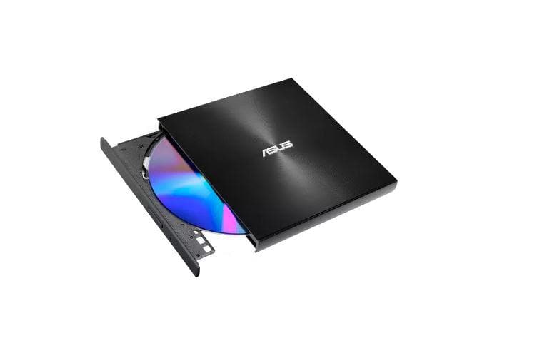 Unitate optica externa ASUS ZenDrive U8M ultraslim external DVD drive & writer, USB C Black Iconic design: Robust construction with Zen-inspired concentric-circle finish USB-C interface: Perfect companion for latest-gen ASUS ZenBook or other ultraslim laptop M-DISC support: Save your precious — miniatură