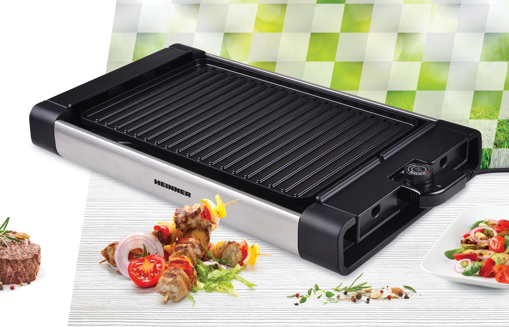 GRILL ELECTRIC HEINNER HEG-F1800 — miniatură