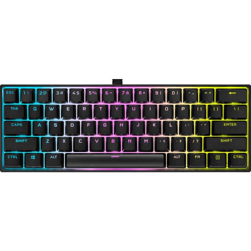 Tastatura Mecanica Gaming CORSAIR K65 RGB MINI, RGB, USB, negru