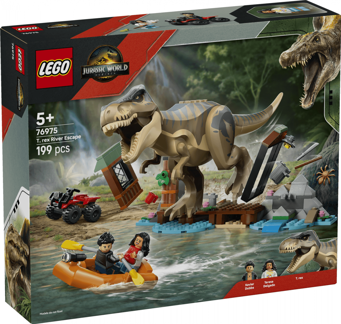 EVADARE PE RÂU DIN CALEA UNUI T. REX LEGO76975 — miniatură