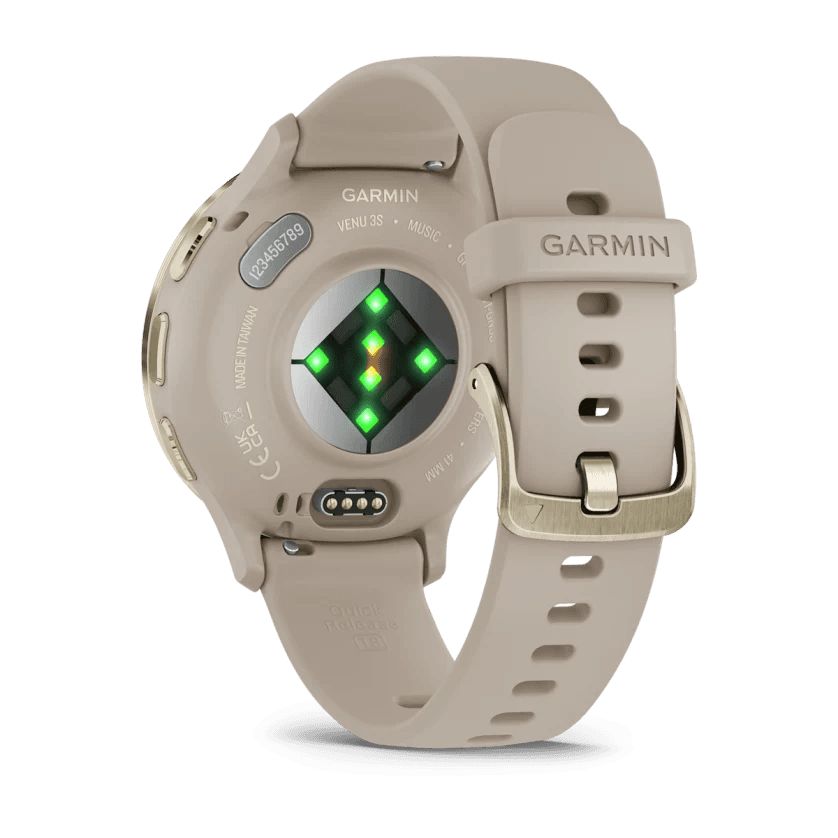 Ceas Garmin Venu 3S Soft Gold/French Gray — miniatură