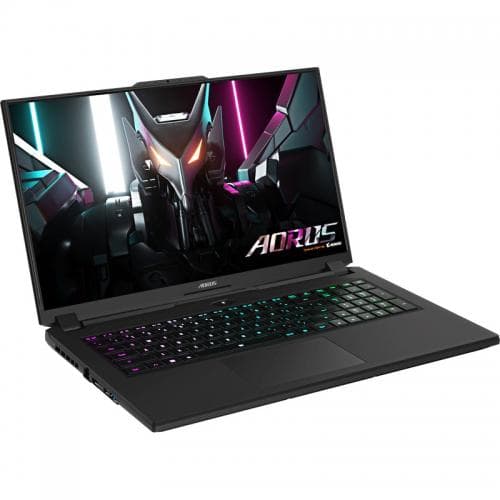 Laptop Gaming GIGABYTE AORUS 17, cu procesor Intel Core i5 12500H, 17.3'' IPS, 16 GB DDR5, 512 GB, NVIDIA GeForce RTX 4050, 6GB GDDR6, Windows 11 Home — miniatură