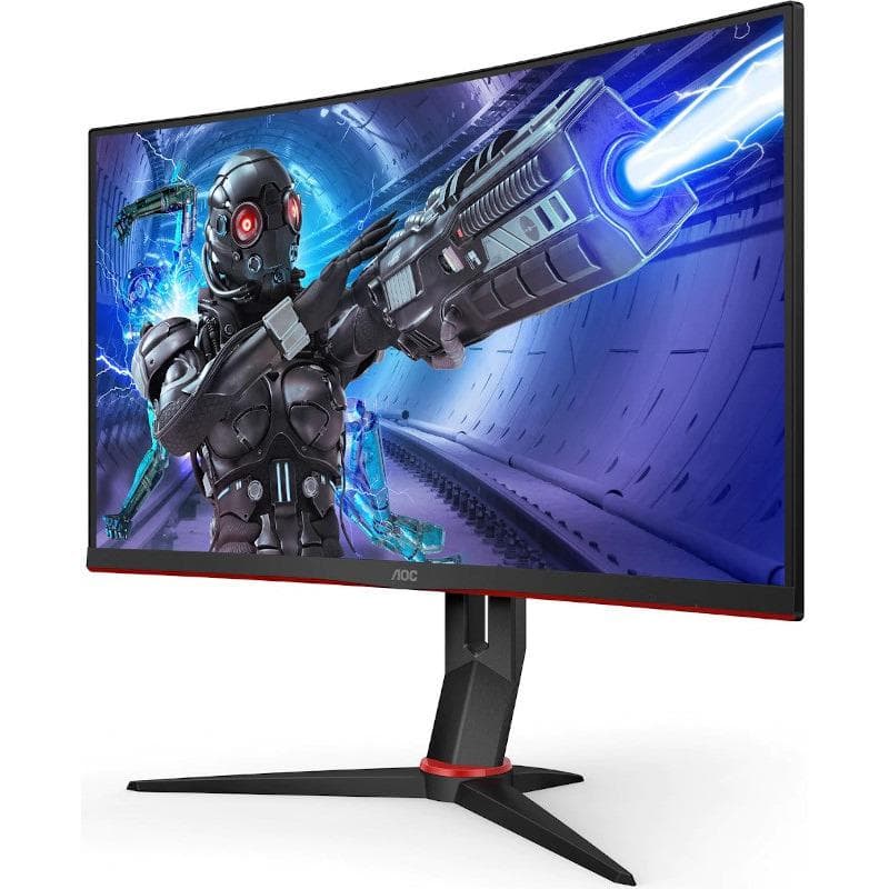 Monitor Gaming AOC C27G2ZE/BK, 27", 1920 x 1080 pixeli, Black, Red — miniatură