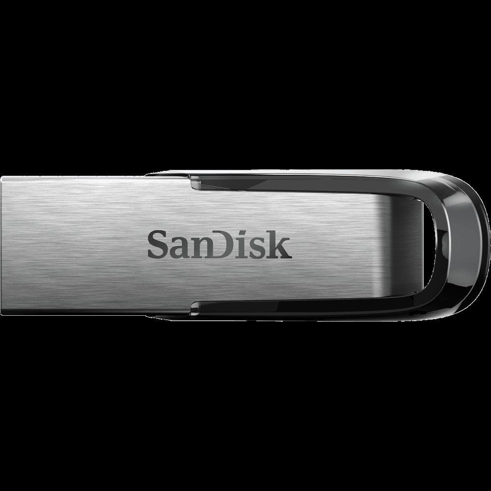Memorie USB SANDISK Ultra Flair 128 GB, USB 3.0, Albastru — miniatură