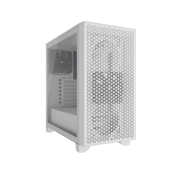 Carcasa Corsair 3000D AIRFLOW, RGB, Mid Tower, White