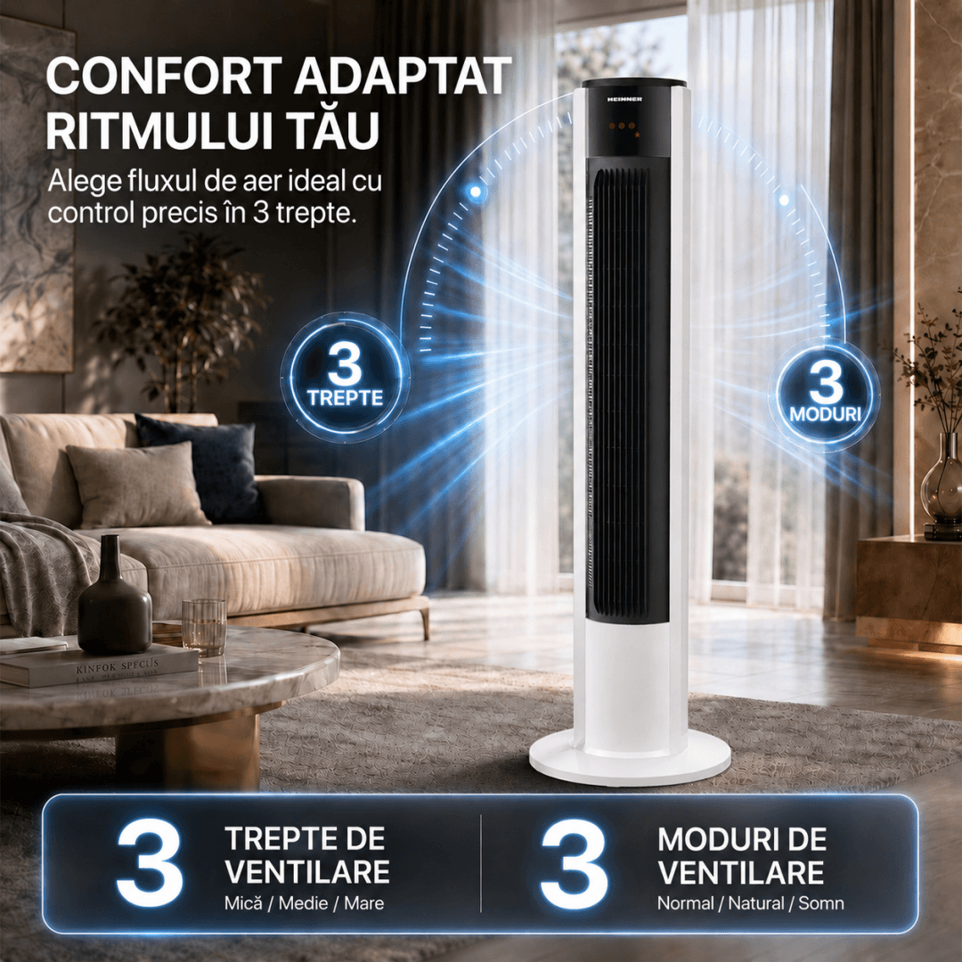 VENTILATOR TURN HEINNER HTF-M45WH — miniatură