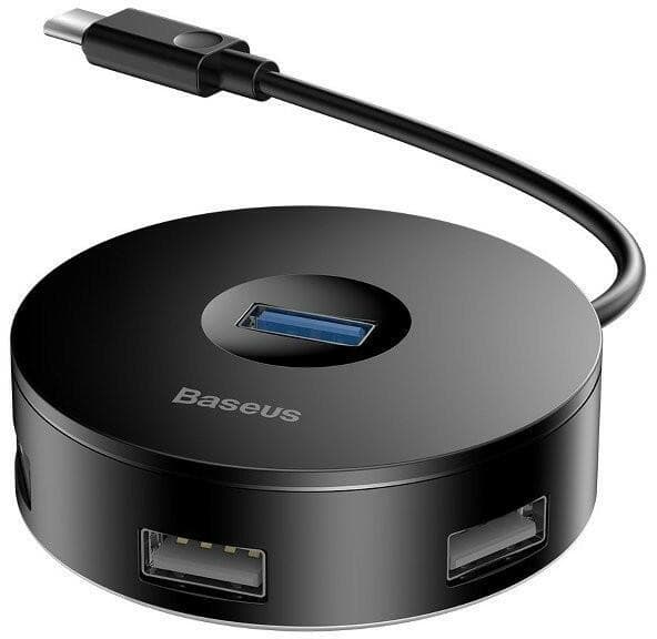 Hub USB BASEUS CAHUB-G01 USB-C, 4 porturi, Negru