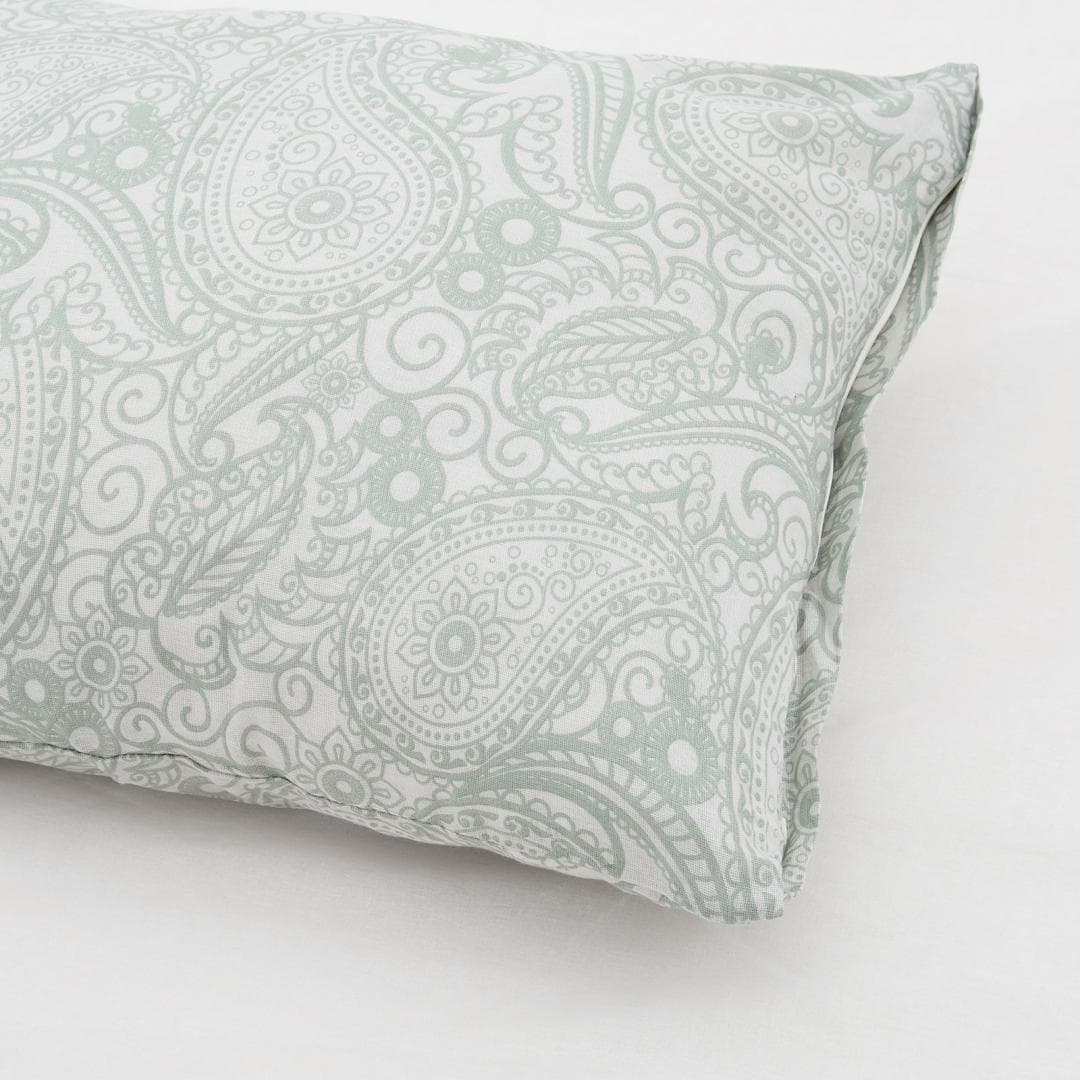 Set de pat single bumbac, 92 gsm,Paisley — miniatură