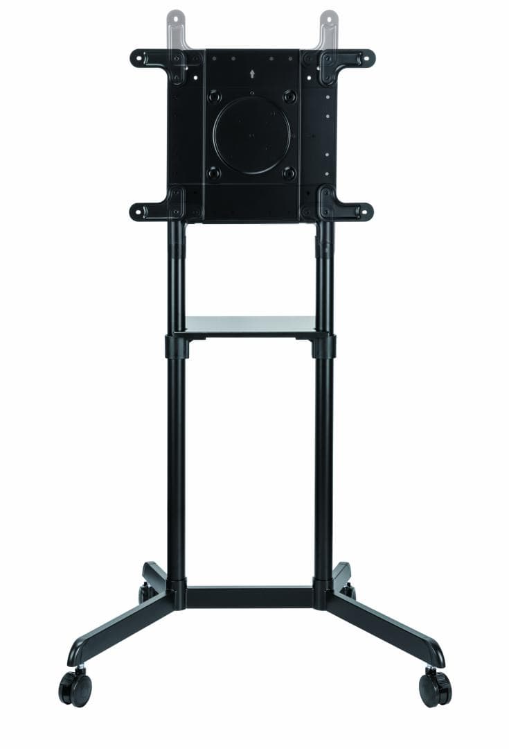 Stand TV mobil Serioux TV11-46TW, parti metalice: Cadru principal vertical, Brațele de prindere VESA, Placa de montaj TV, baza, fixarea se face cu ajutorul accesoriile incluse; dimensiuni: 920x702x1595mm, compatibilitate dimensiune ecran: 37"-70", compatibil VESA: 200x200, 400x200, 300x300 — miniatură