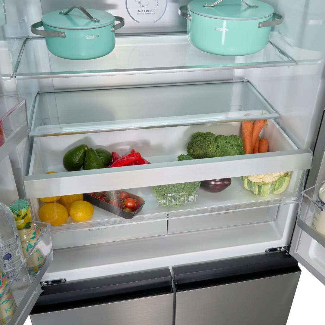 Side by Side HEINNER HSBS-HM522MDNFXE++, No Frost, 522 L, Clasa E, Aspect inox — miniatură