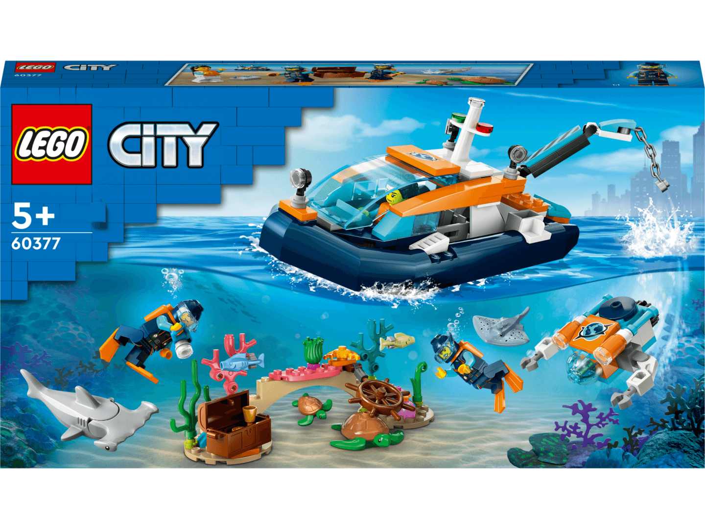 BARCA PENTRU SCUFUNDARI, 60377 LEGO — miniatură