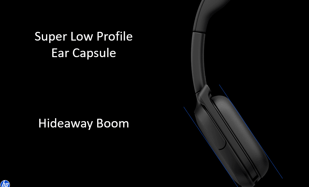 Casti Head-band HP Focus 625, Wireless — miniatură