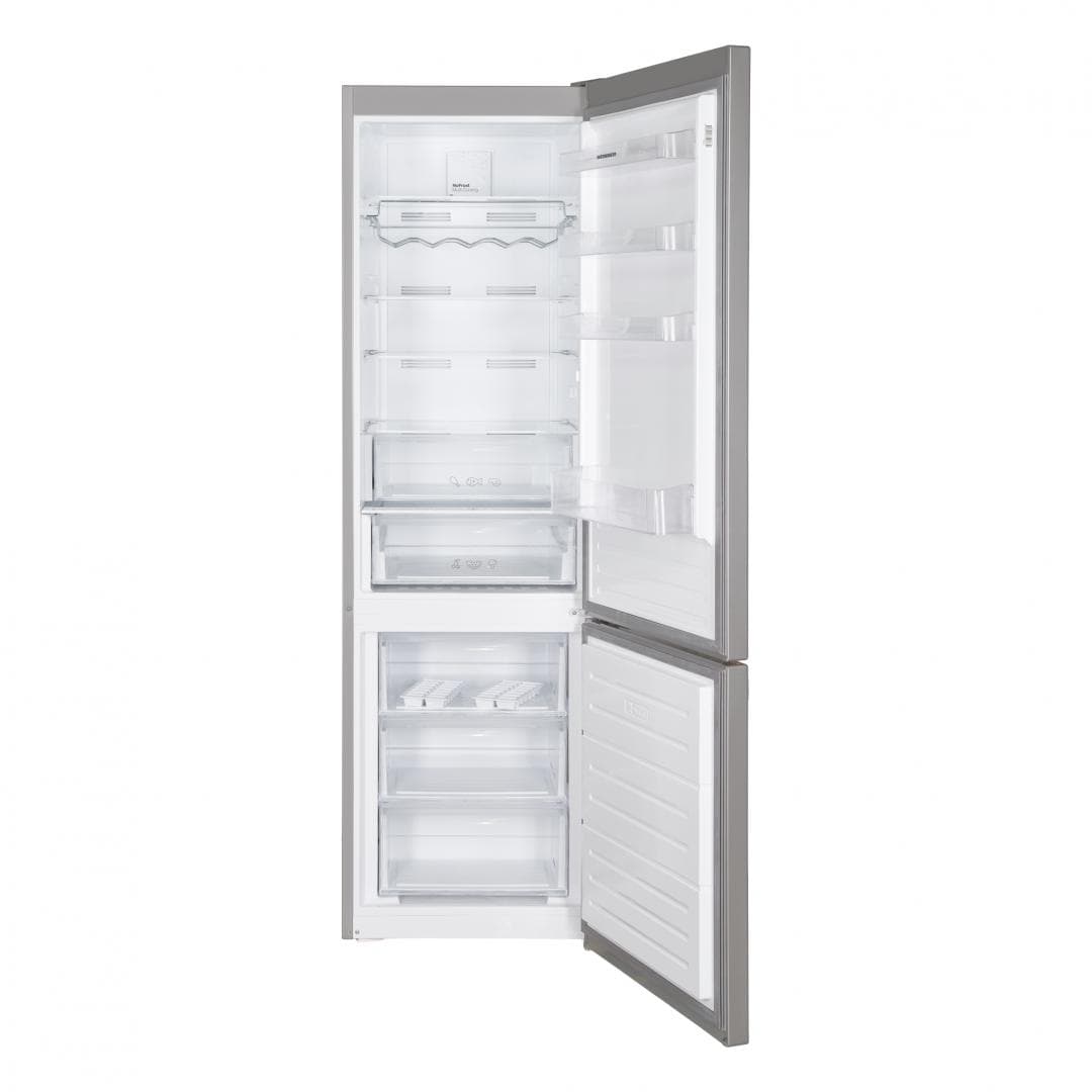 Combina frigorifica HEINNER HCNF-V366SE++, No Frost, 366 l, Clasa E, Argintiu — miniatură