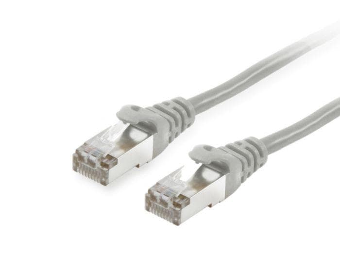 EQUIP 605500 Cat.6 S/FTP Patch Cable, 1.0m, Grey, 8.34x11.68x1000mm — miniatură