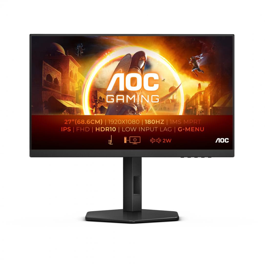 Monitor Consumer AOC 27G4X, 27", 1920 x 1080 pixeli, Black, Grey