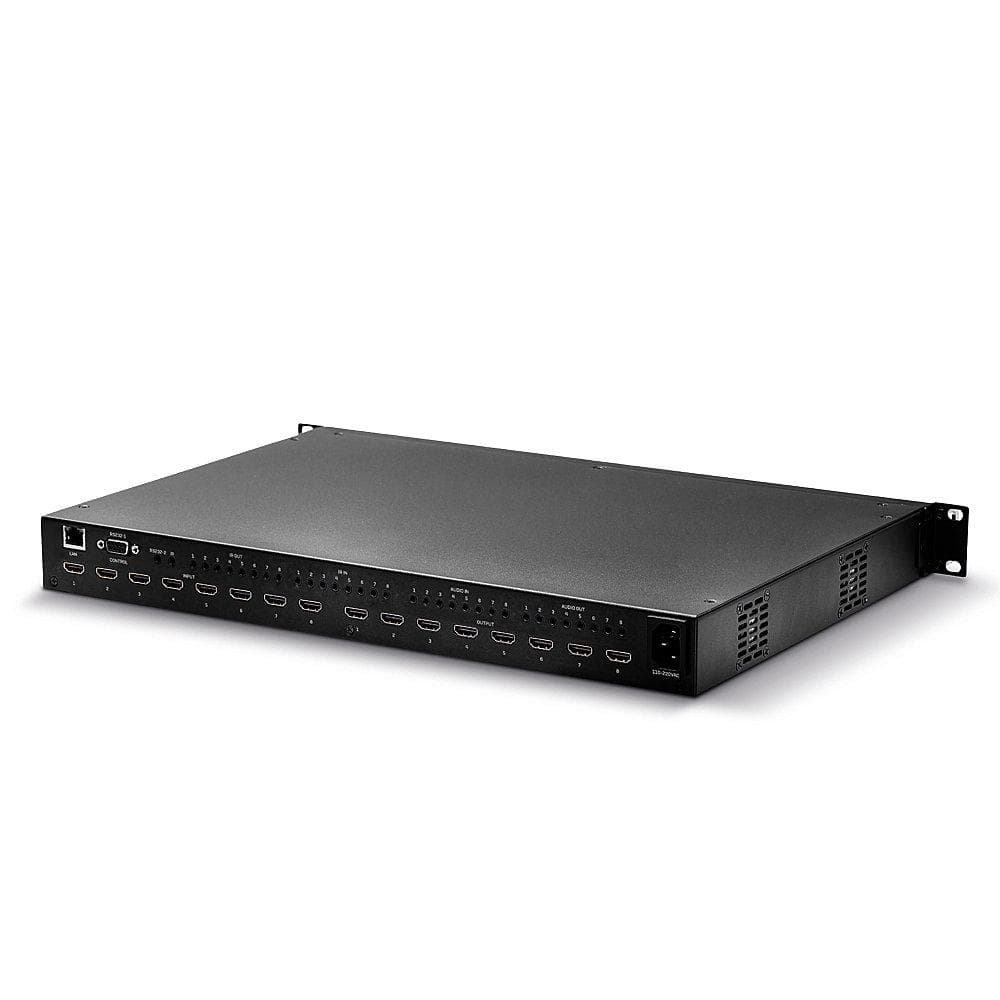 Switch Lindy 8x8 HDMI 18G Matrix latime de banda suportata 18Gbps, rezolutie 3840x2160@60Hz 4:4:4 8bit HDCP Support: 2.2, negru — miniatură