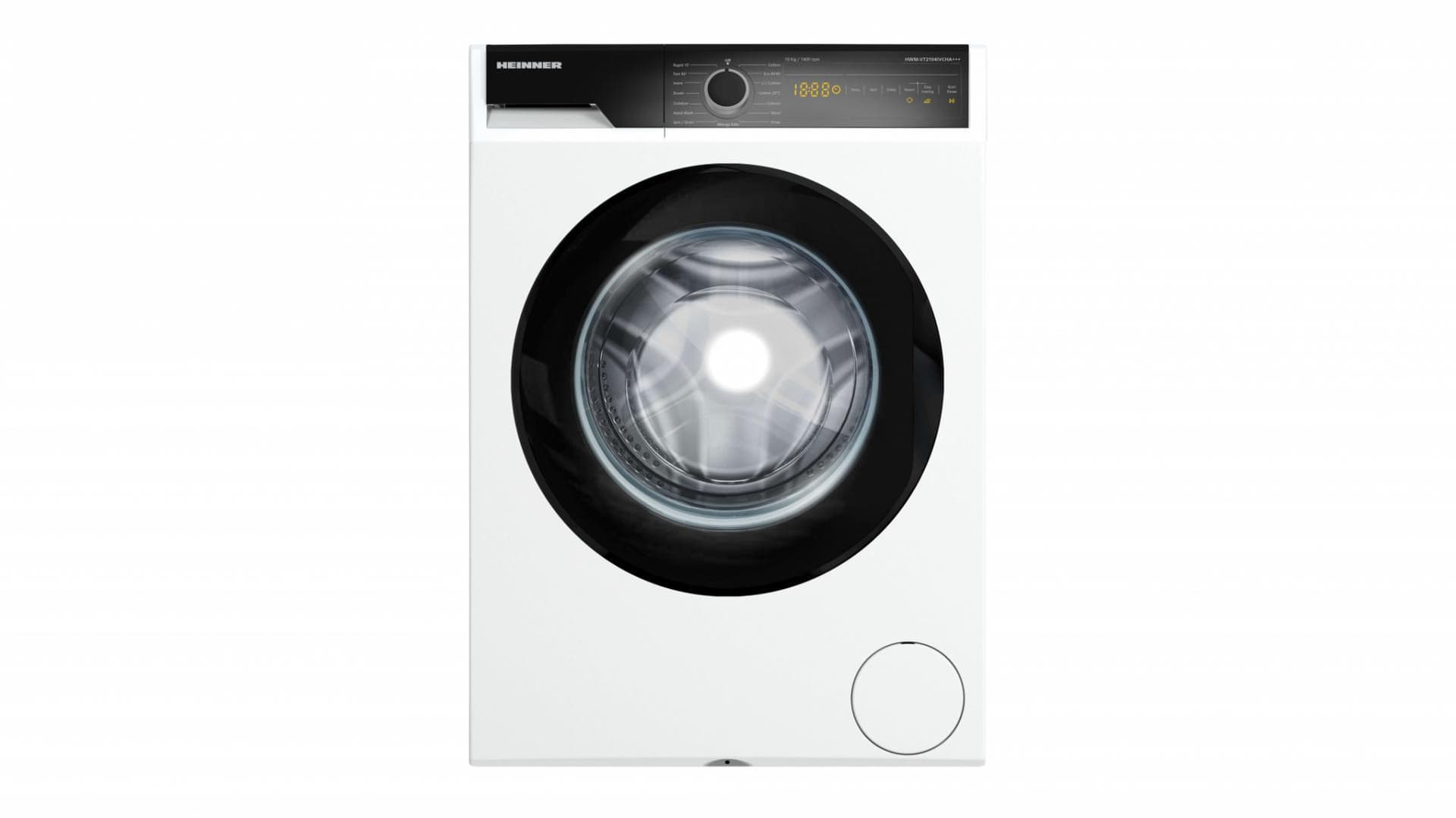 Masina de spalat rufe HEINNER HWM-VT2104IVCHA+++, 10 kg, 1400 rpm, Clasa: A, Alb