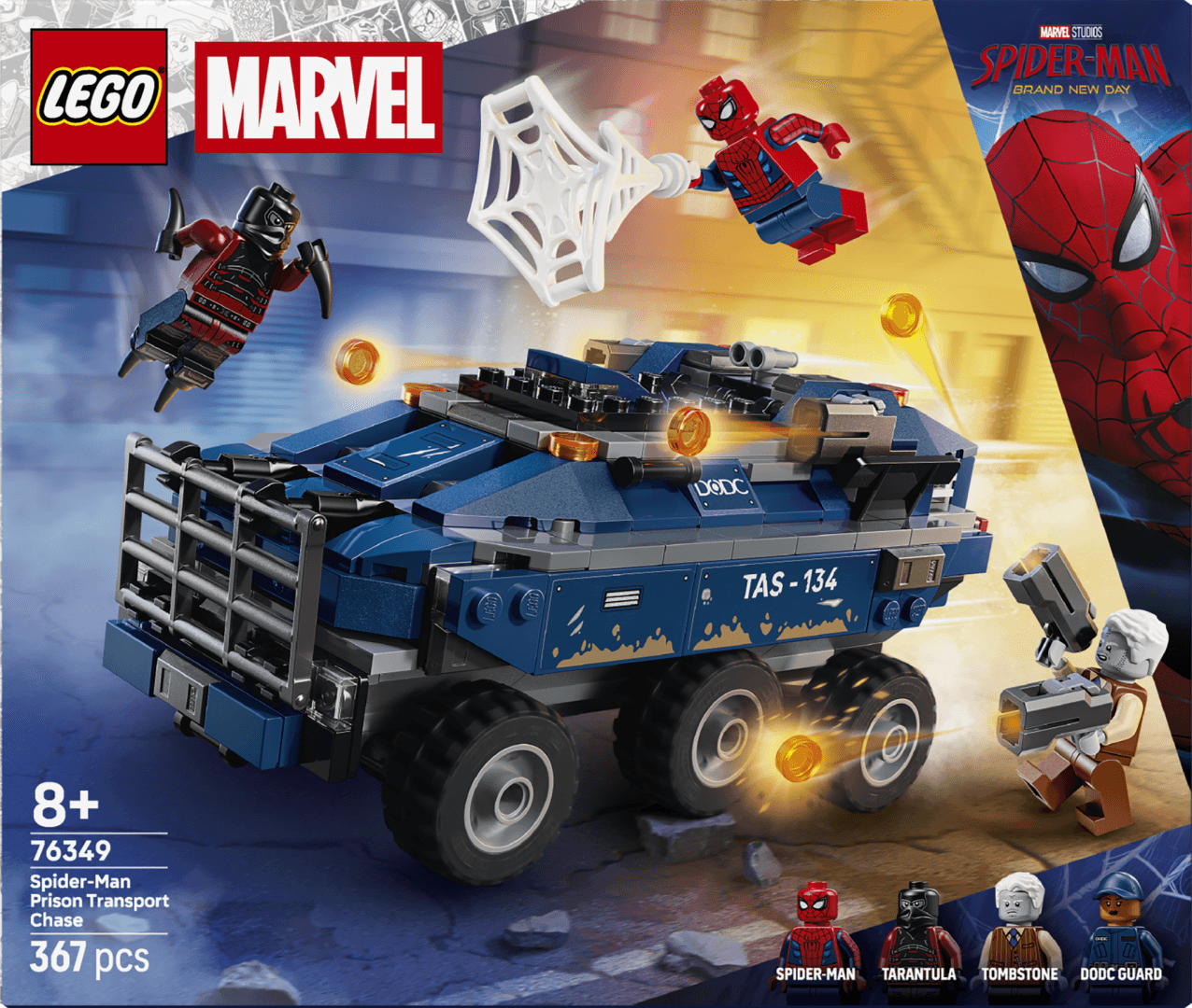 URMARIRE CU OMUL PAIANJEN LEGO76349 — miniatură
