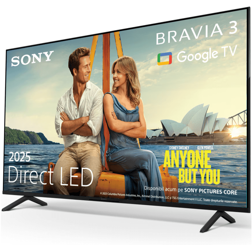 Televizor Sony BRAVIA 3 LED 75S35, 189 cm, Smart Google TV, 4K, Clasa E (Model 2025) — miniatură