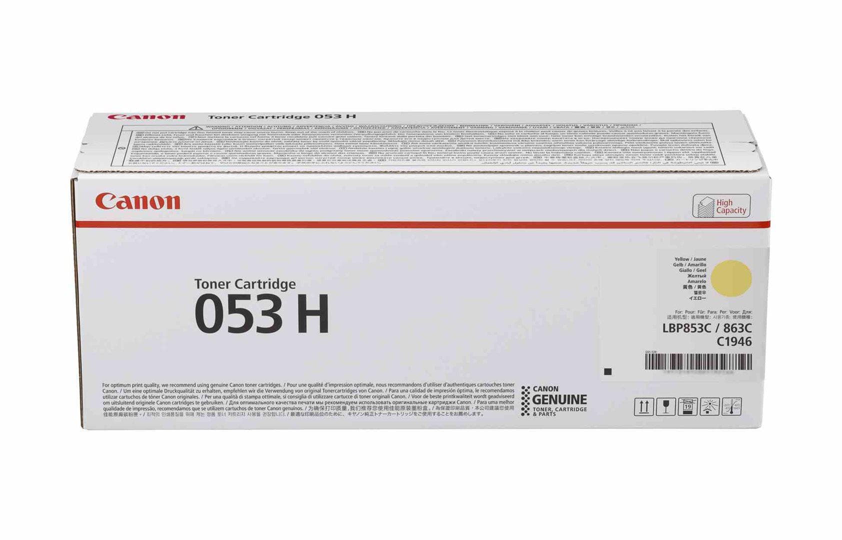 Toner CANON 053H, Yellow