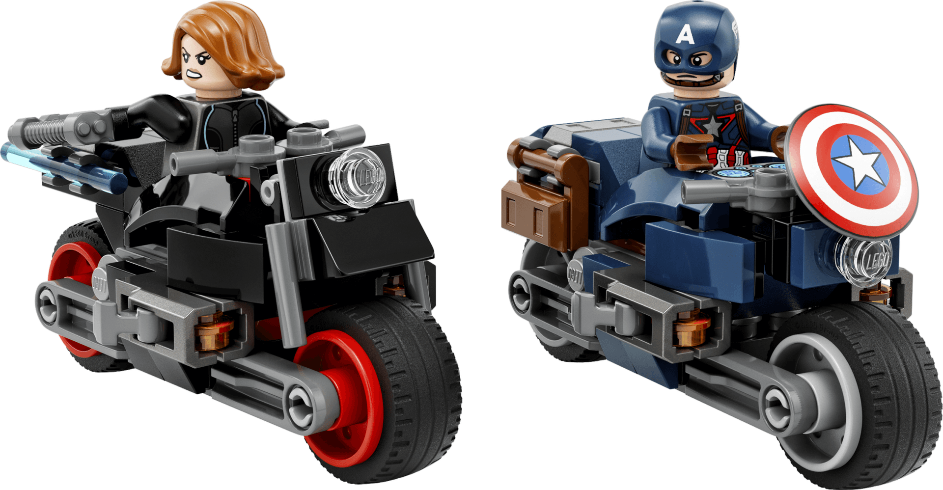 MOTO.BLACK WIDOW&C. AMERICA, 76260 LEGO — miniatură