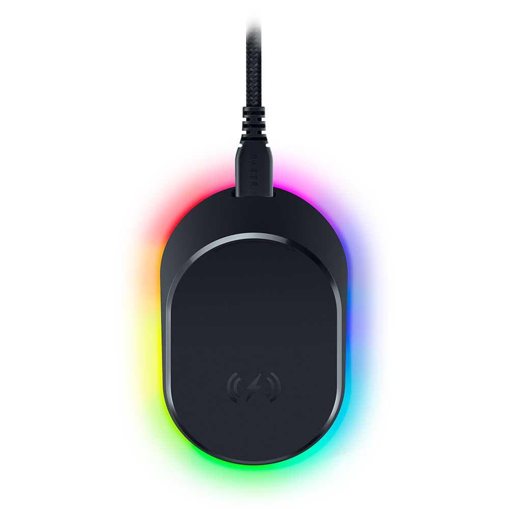 Mouse Razer Dock Pro, iluminare Razer Chroma™ RGB, Built-in Razer™ HyperPolling 8K Hz, compatibil Basilisk V3 Pro, Cobra Pro and Naga V2 Pro, negru — miniatură