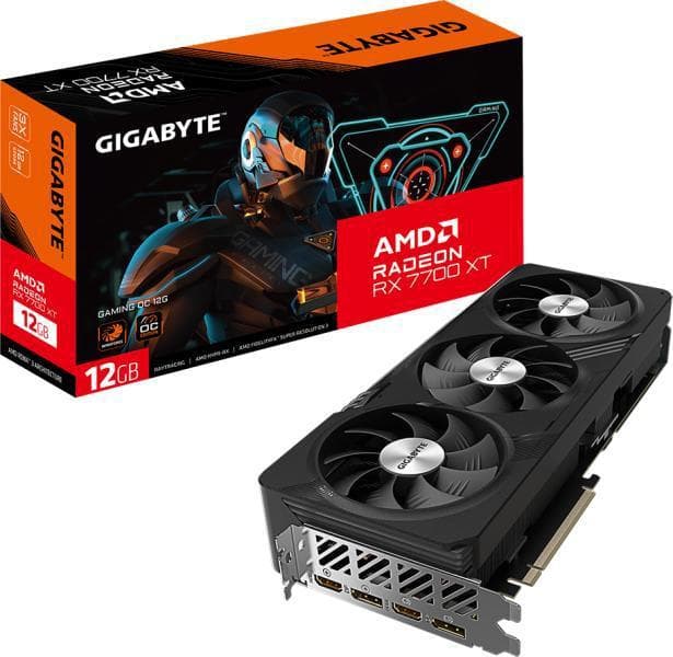 Placa video Gigabyte Radeon RX 7700 XT, 12GB GDDR6, PCI Express 4.0, 192bit