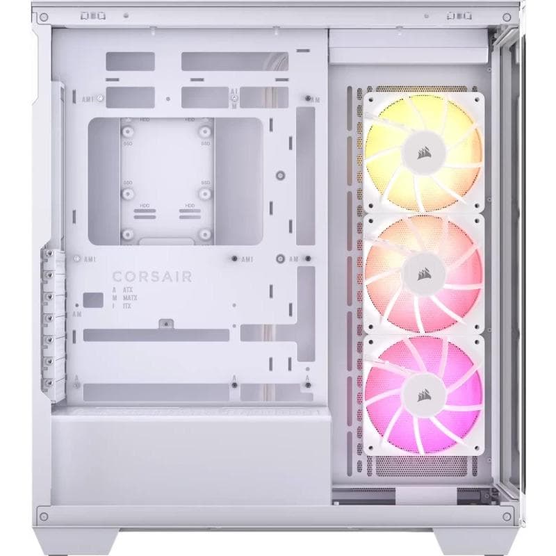 Carcasa CORSAIR 3500X ARGB, RGB, Mid Tower, White — miniatură