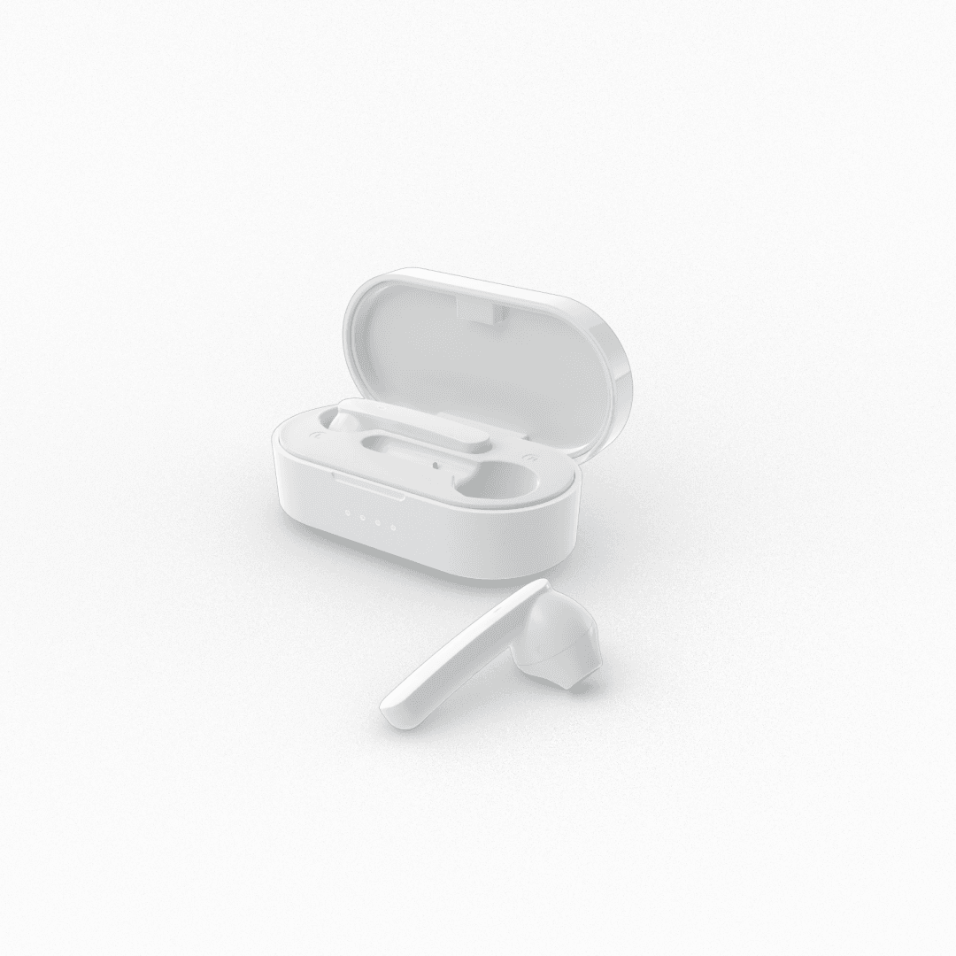 Casti Head-band AKAI BTE-J10W, Wireless, Alb — miniatură