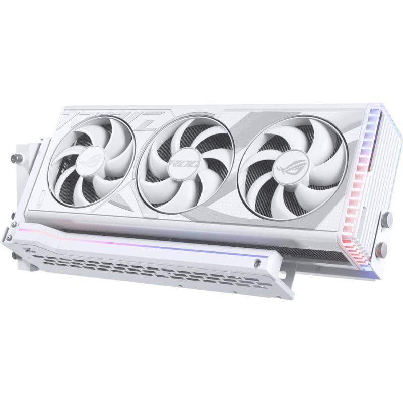 PHANTEKS Vertical GPU Bracket White, PCIe-Standard 4.0 x16 Riser Cable, DRGB 220mm — miniatură