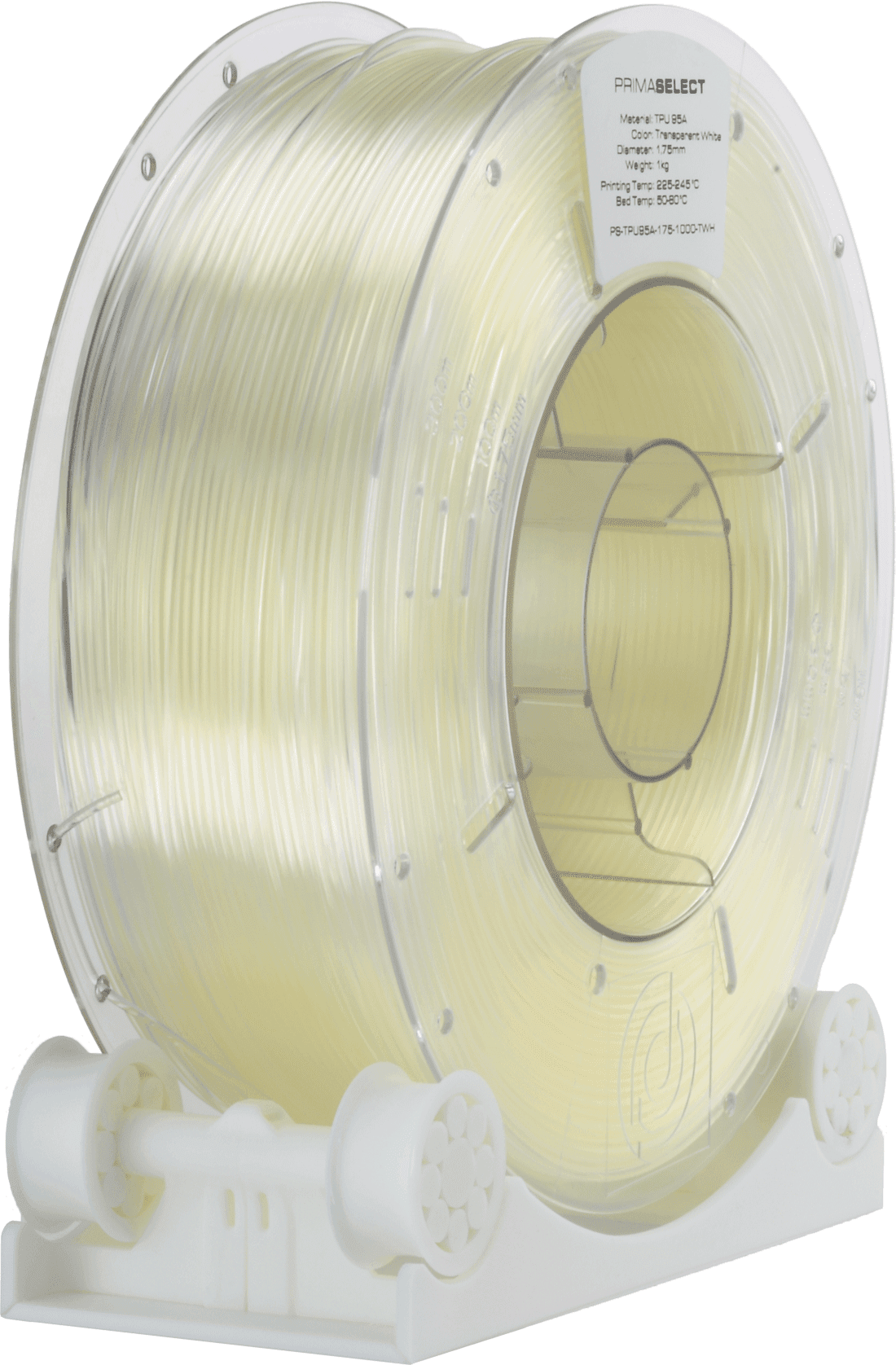 Filament PrimaCreator PrimaSelect TPU 95 A – 1,75 mm, 1 kg (PS-TPU95A-175-1000-GY) — miniatură