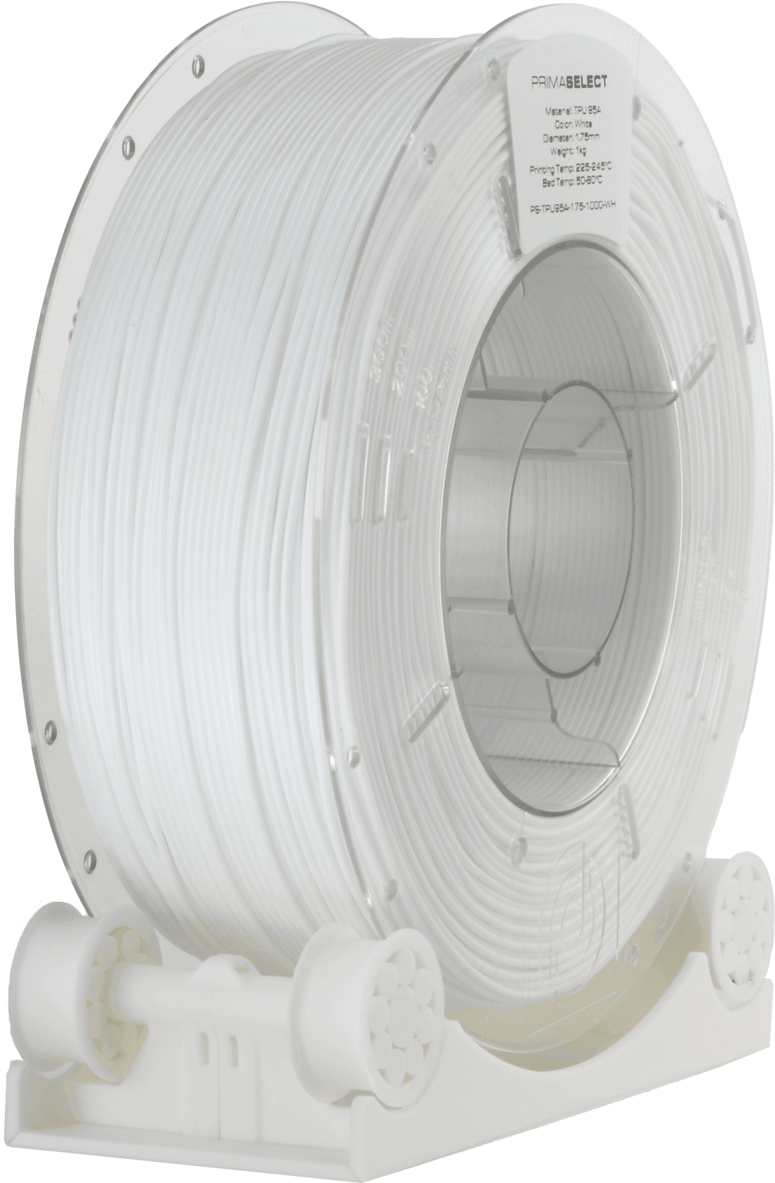 Filament PrimaCreator PrimaSelect TPU 95 A – 1,75 mm, 1 kg (PS-TPU95A-175-1000-GY) — miniatură