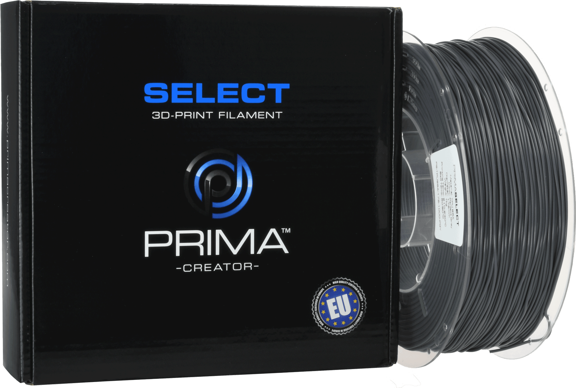 Filament PrimaCreator PrimaSelect TPU 95 A – 1,75 mm, 1 kg (PS-TPU95A-175-1000-GY) — miniatură