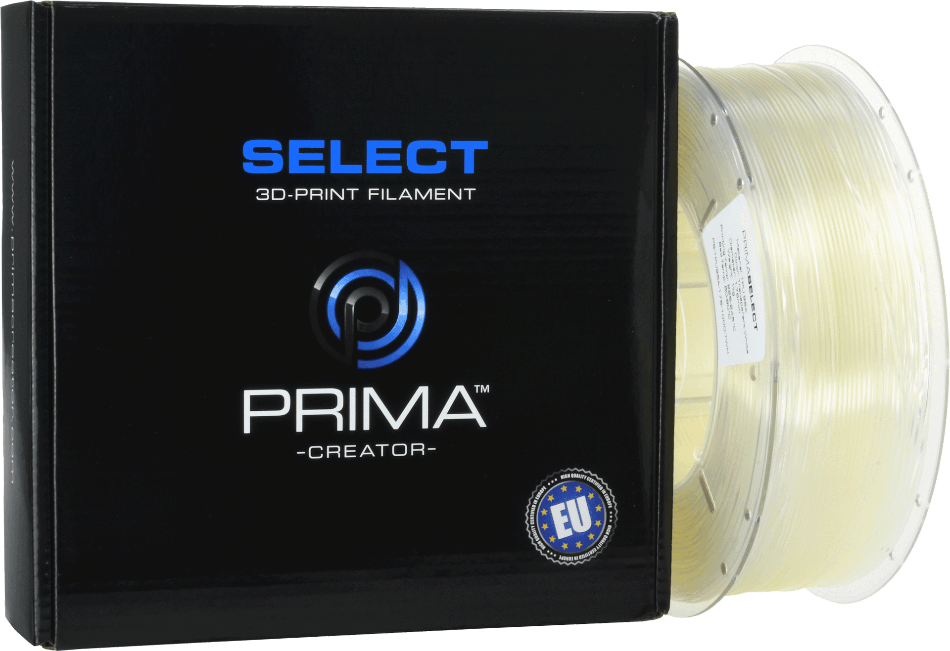 Filament PrimaCreator PrimaSelect TPU 95 A – 1,75 mm, 1 kg (PS-TPU95A-175-1000-GY) — miniatură