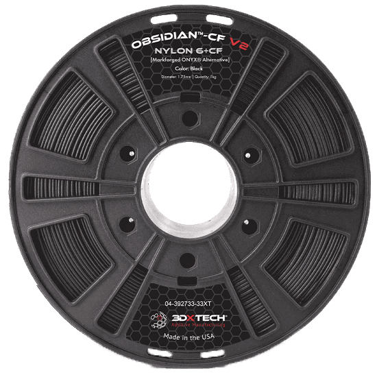 Filament 3DXTech Obsidian Nylon 6+CF V2