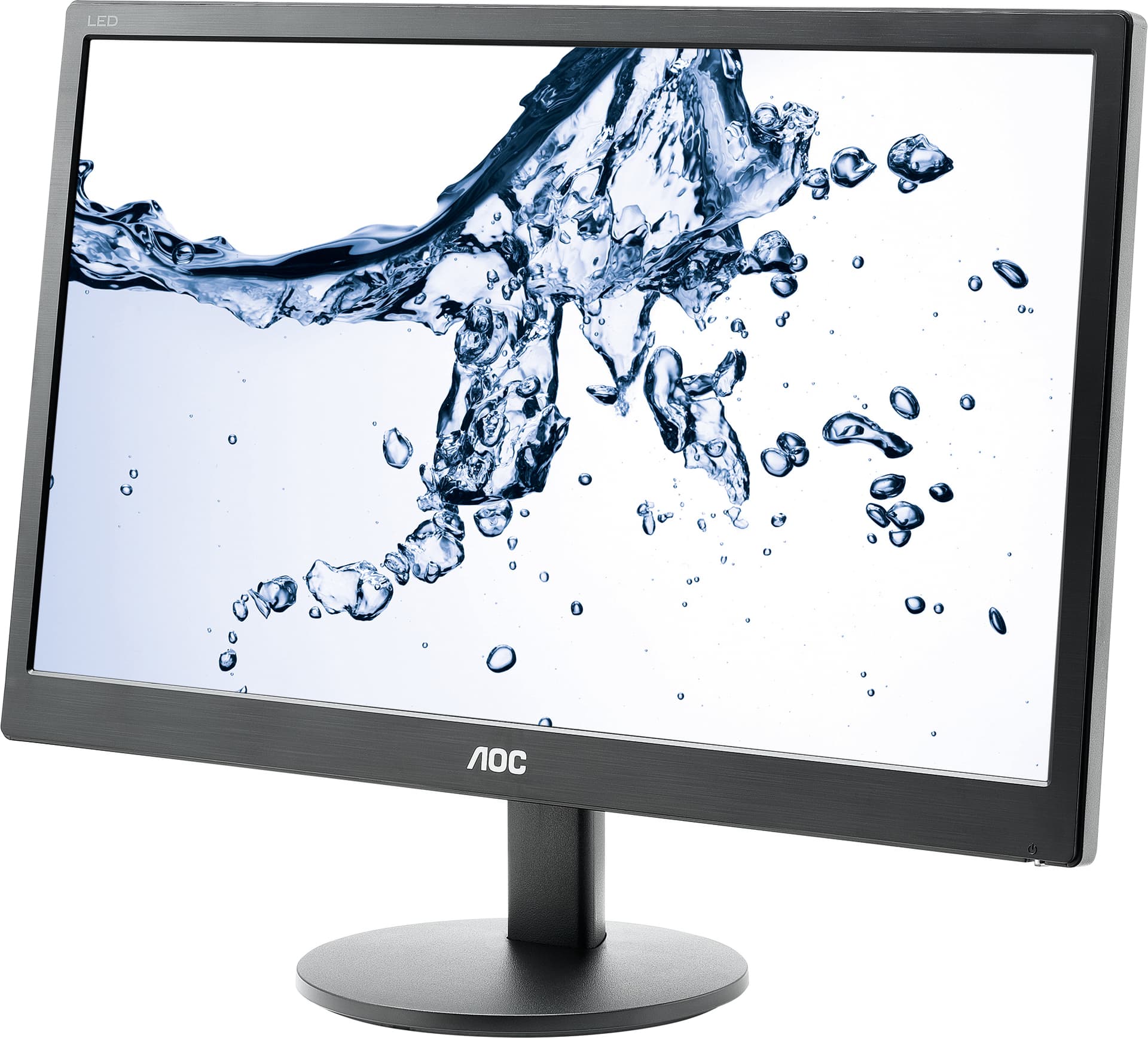 MONITOR AOC 18.5", home, office, TN, HD (FWXGA) (1366 x 768), Wide, 200 cd/mp, 5 ms, VGA, "E970SWN" — miniatură