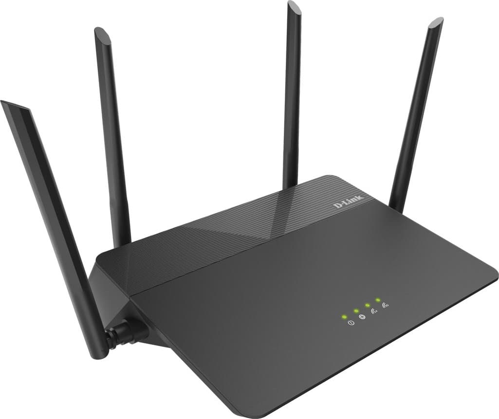 ROUTER D-LINK wireless 1900Mbps, 4 porturi Gigabit, 4 antene externe, Dual Band AC1900 (1300/600Mbps), AC SmartBeam, MU-MIMO, black "DIR-878"/45505675 — miniatură