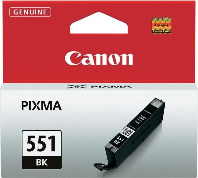 Cartus Cerneala Original Canon Black, CLI-551BK, pentru Pixma IP-7250|8750|IX-6850|MG-5450|5550|5650|6350|6450|6650|7150|7550|MX-725|925, 7ml, "BS6508B001AA"